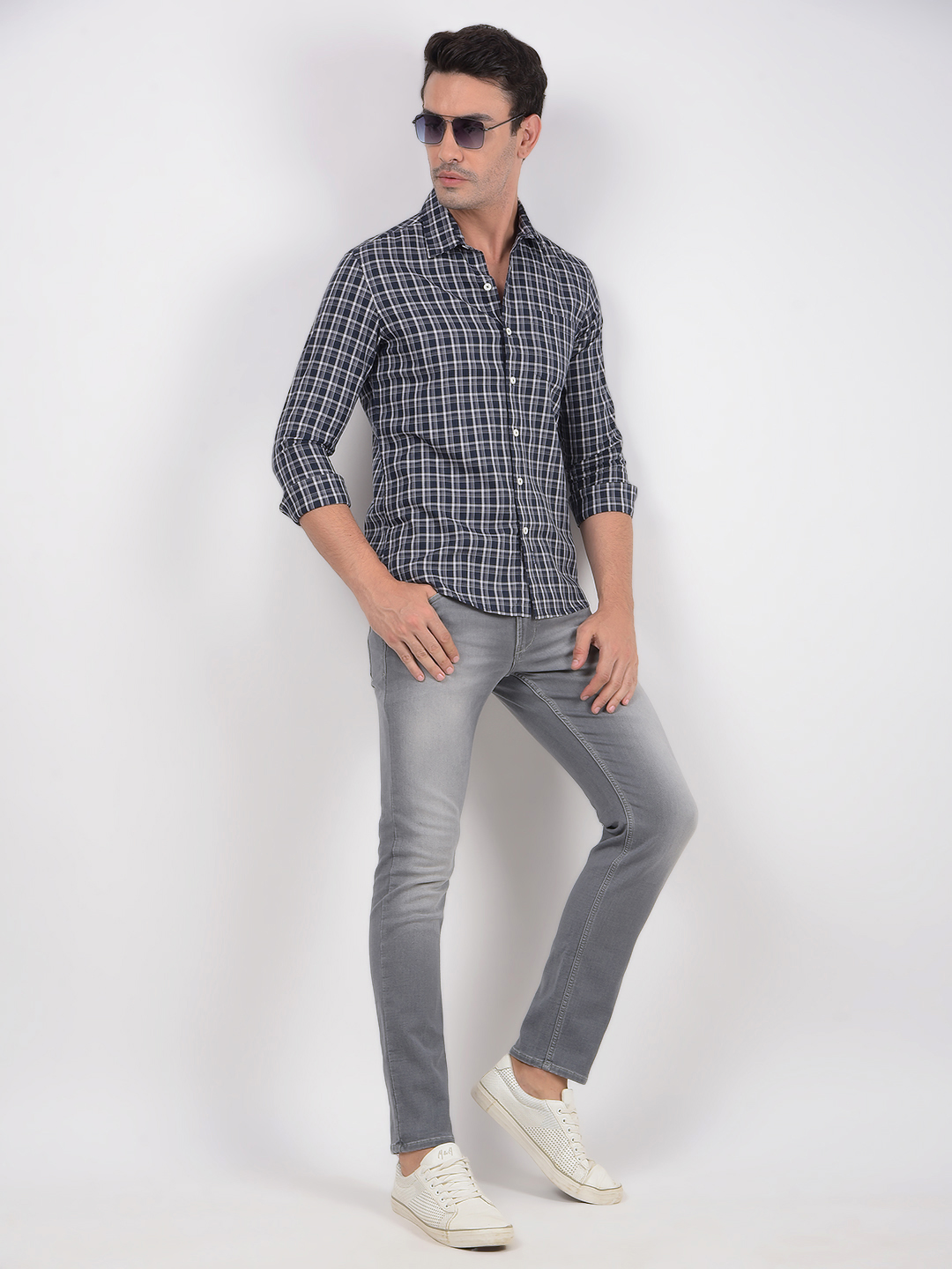Numero Uno Men Solid GREY Jeans
